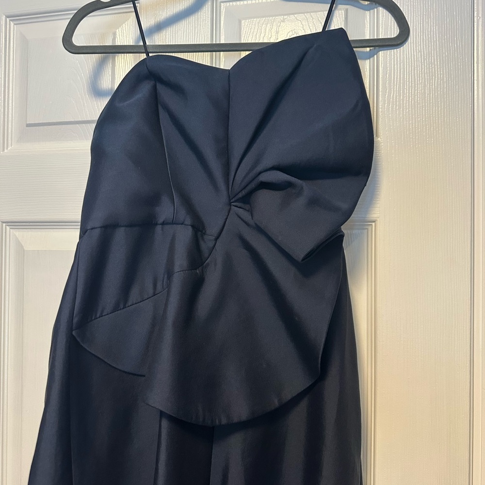 Keepsake Strapless Ruffle-Front Jumpsuit - Picture 6 of 7